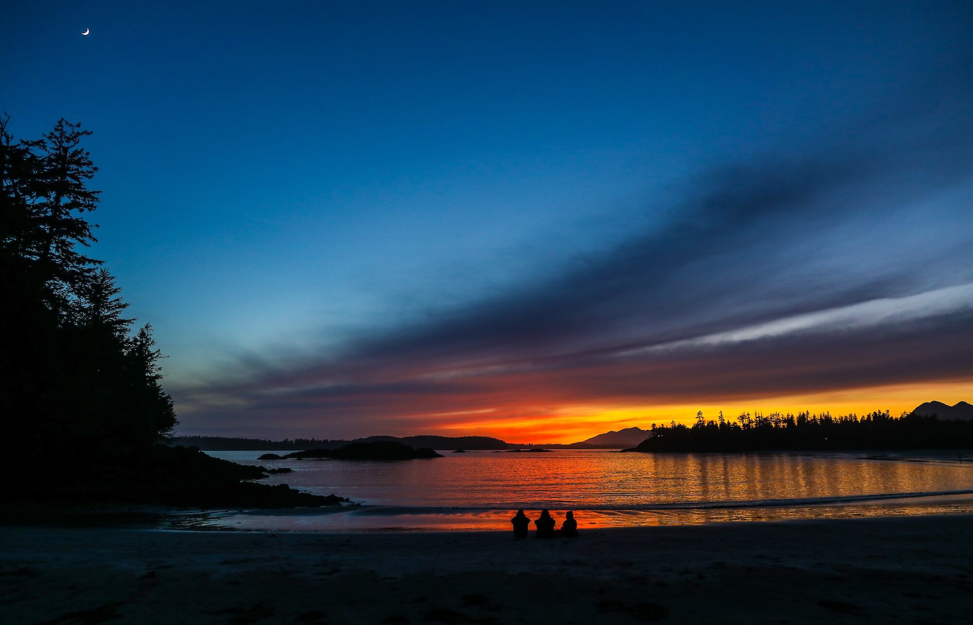 tin wis beach at Sunset